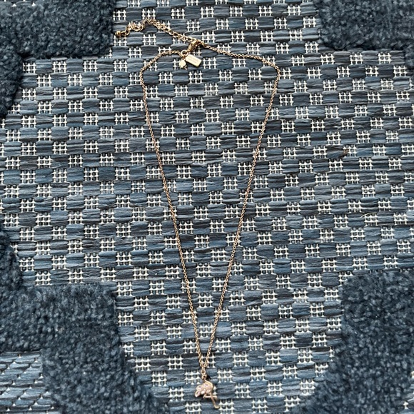 Kate Spade Bird’s The Word Rose Gold Flamingo Necklace - Picture 7 of 7